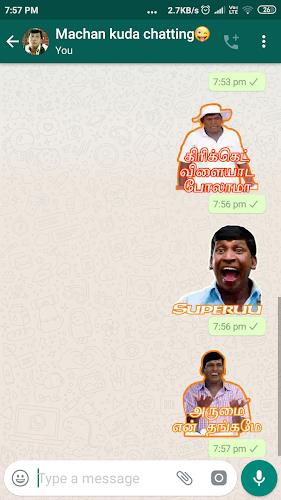 Tamil Stickers: WAStickerApps स्क्रीनशॉट 3