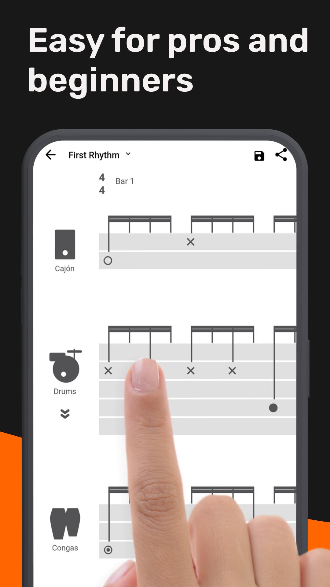 Schermata Drumap. The World of Rhythm 2