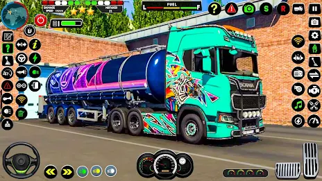 US Oil Tanker Truck Drive Sim Zrzut ekranu 0