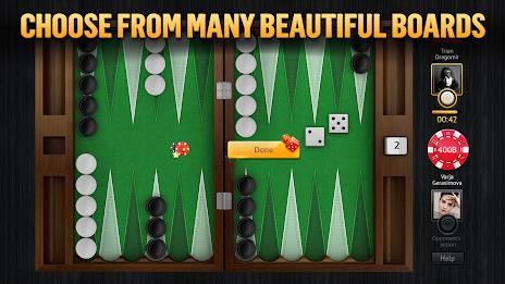 PlayGem Backgammon Play Live ภาพหน้าจอ 1