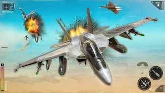 Combat Fighting Airplane Games Captura de tela 0