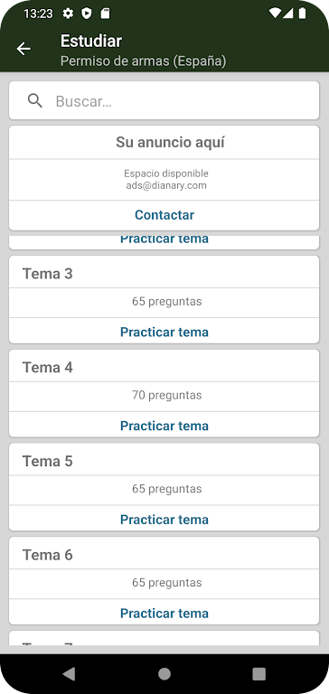 ExamenesCazador.com 螢幕截圖 1