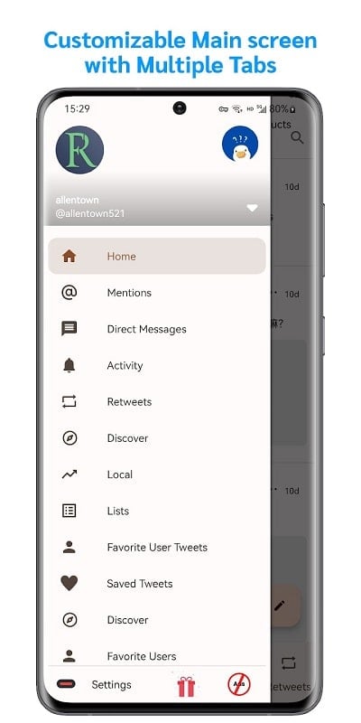 FocusTwitter ภาพหน้าจอ 2