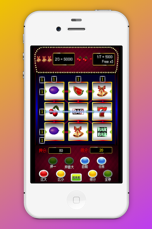 Fruit plate: 777 Slot Machine, Скриншот 1