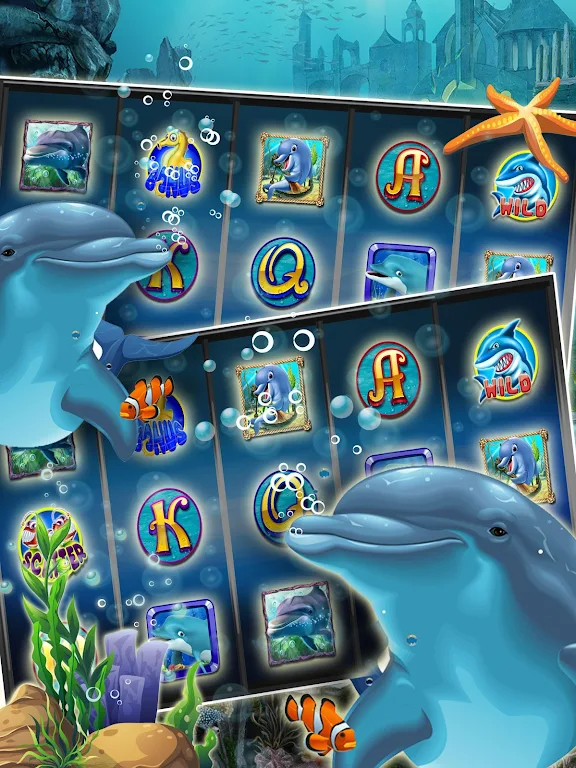 Lucky Dolphin Slots: Free Casino Slot Machines 螢幕截圖 0