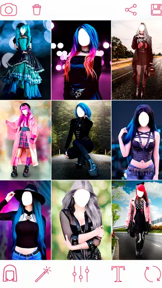 Emo Makeup & Gothic Photo App应用截图第2张