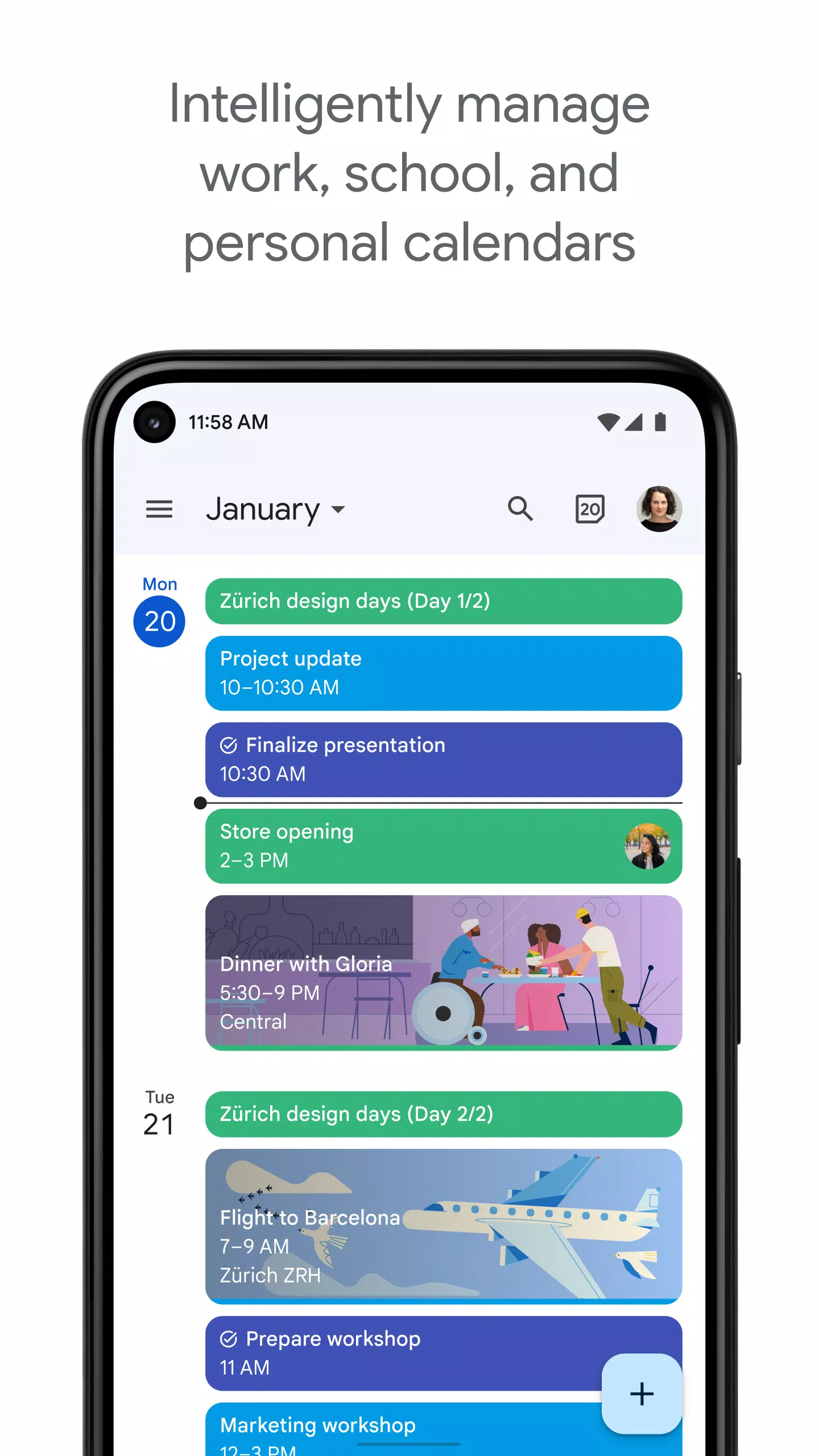 Google Calendar Zrzut ekranu 0