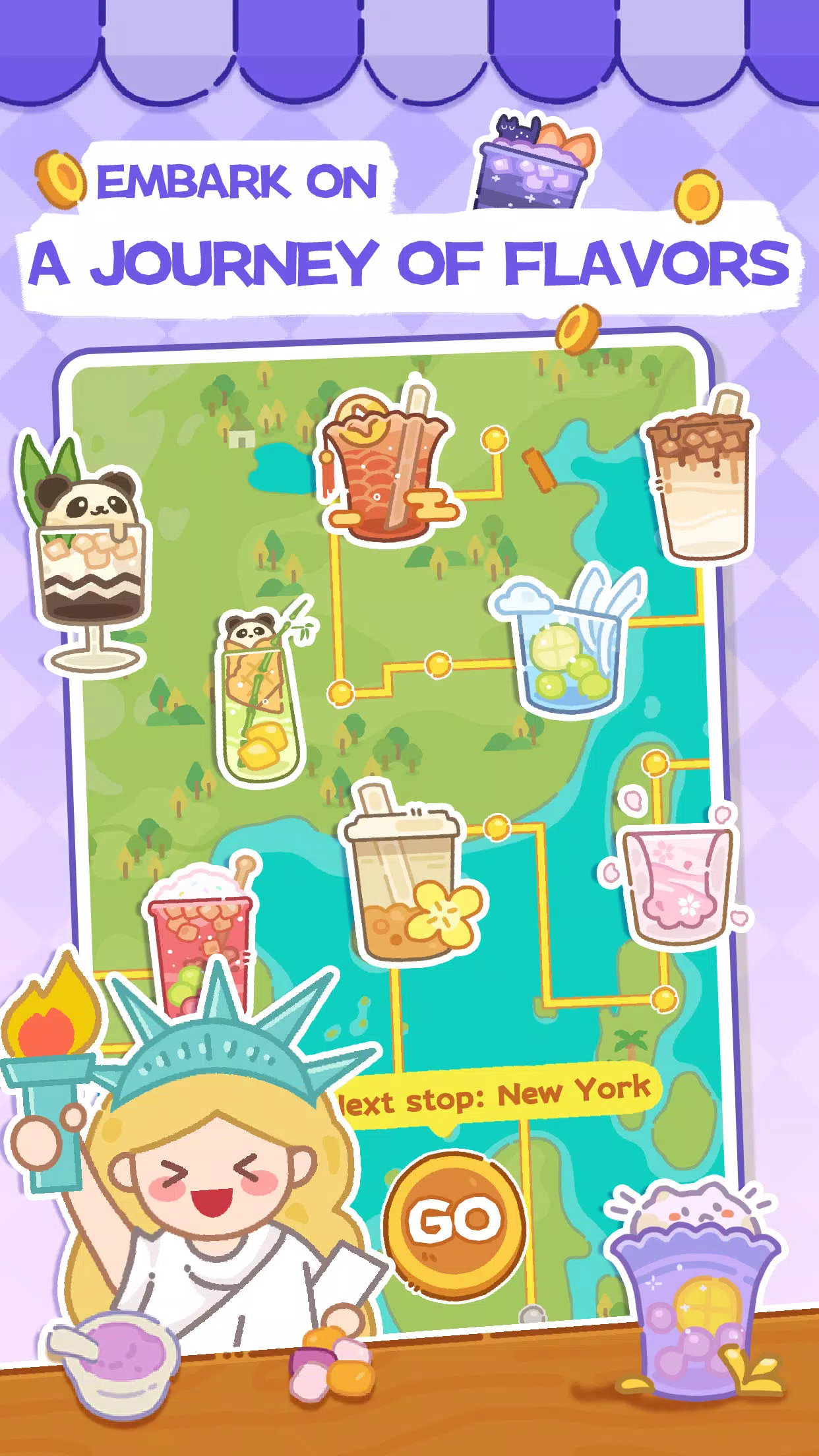 Bubble Tea Sort Screenshot 2