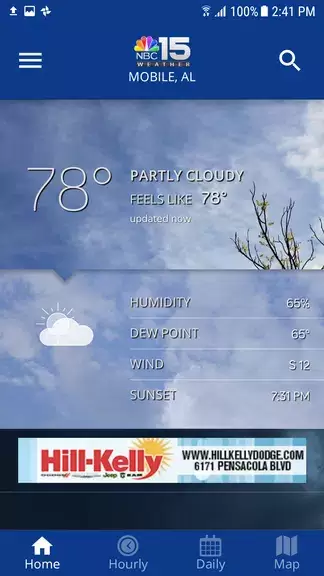 NBC 15 WPMI Weather Captura de tela 0