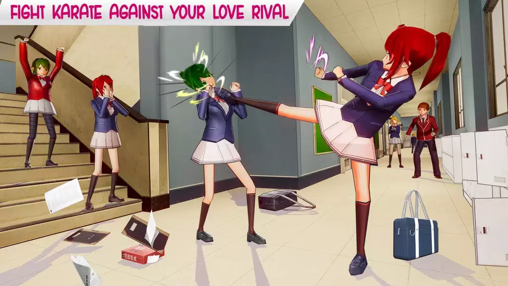 Anime High School Life Скриншот 0