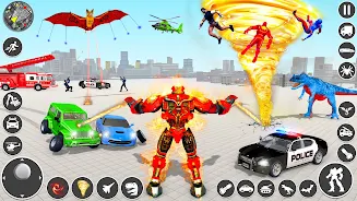 Robot Game Mobil pmk Car Games 스크린샷 0