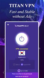 Titan VPN ဖန်သားပြင်ဓာတ်ပုံ 0