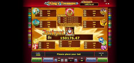 Kings Treasure Slot Schermafbeelding 2