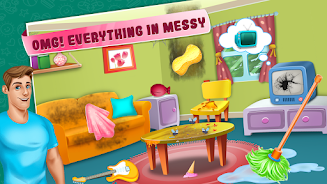 Little girl cleanup game Zrzut ekranu 2