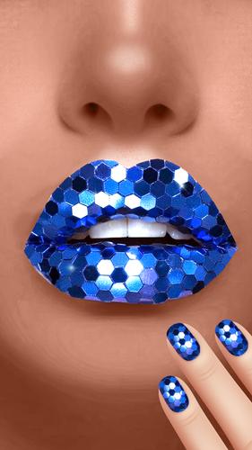 Lip Art Beauty DIY Makeup Game Screenshot 0