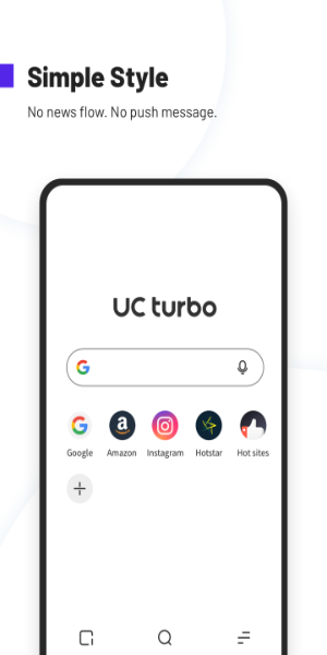 UC Browser Turbo-快速下載，安全，廣告攔截 螢幕截圖 0