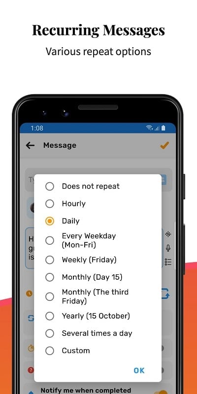 Auto Text ဖန်သားပြင်ဓာတ်ပုံ 2