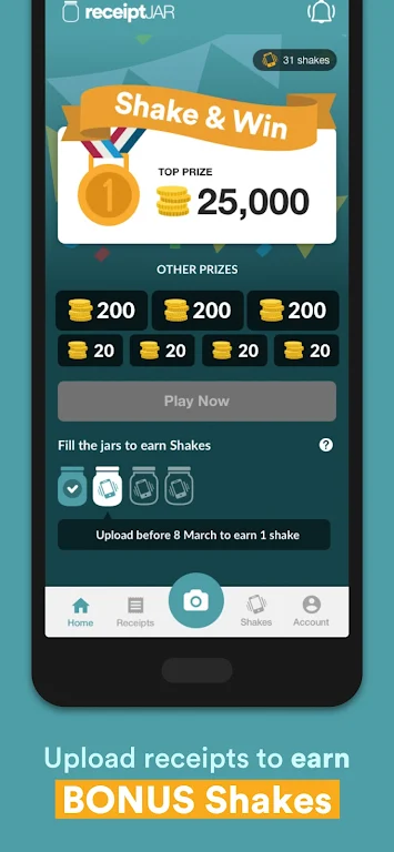 ReceiptJar - Turn your receipt Ảnh chụp màn hình 3
