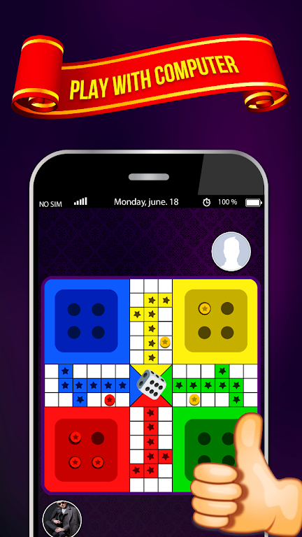 Classic Ludo Game Schermafbeelding 2