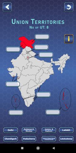 Schermata India Mapper-(India Map Game) 2