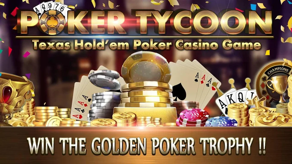 Poker Tycoon - Texas Hold'em Poker Casino Game スクリーンショット 0