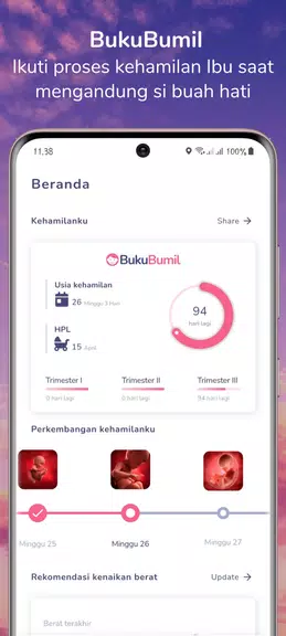 Schermata BukuBumil - Pregnancy Tracker 0