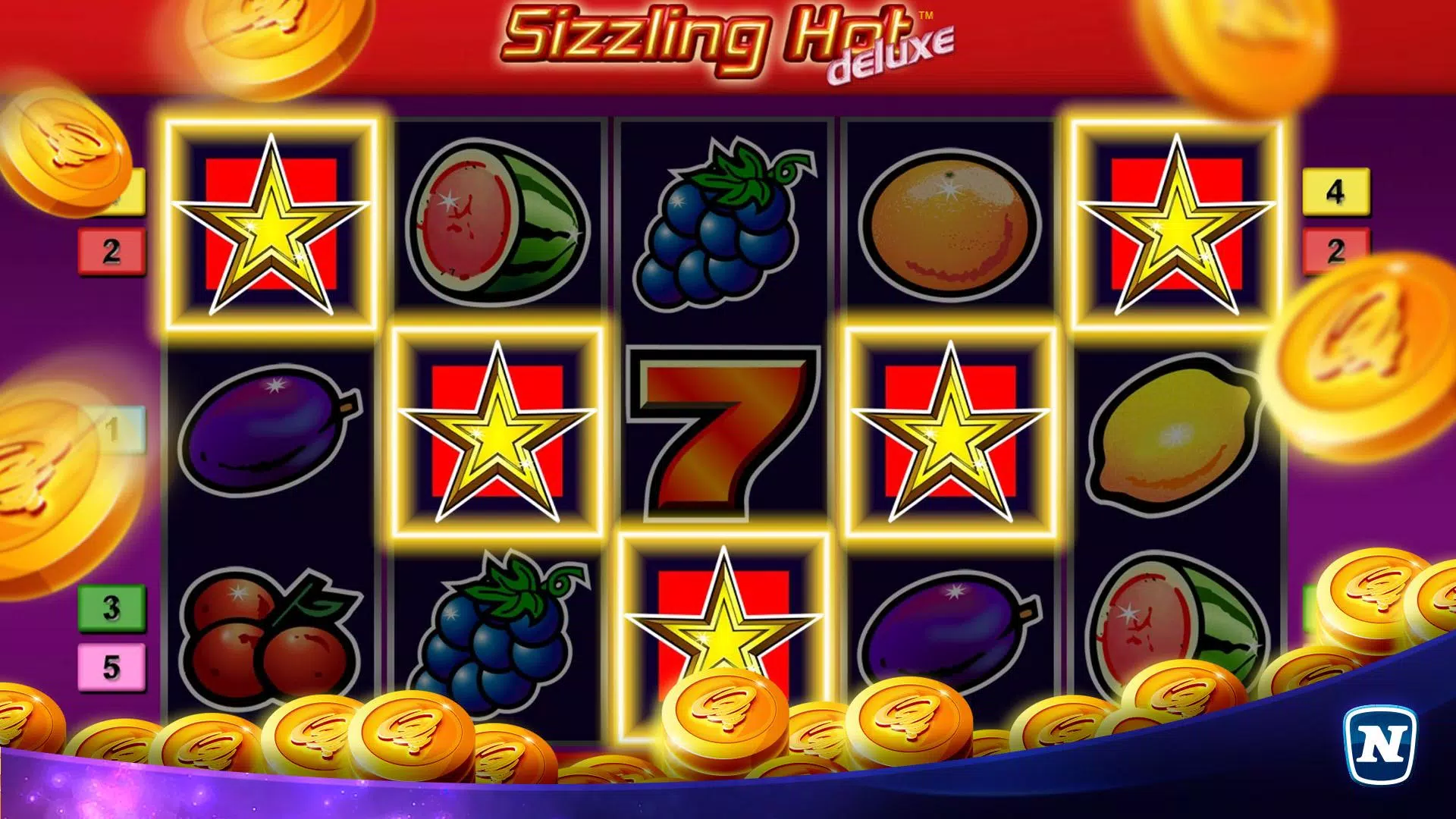 Sizzling Hot™ Deluxe Slot Schermafbeelding 1