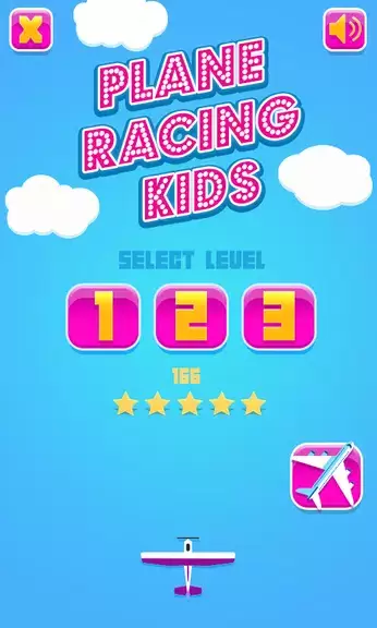 Plane Racing Game For Kids Captura de pantalla 0