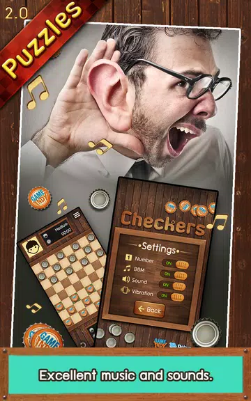 Thai Checkers - Genius Puzzle 스크린샷 1