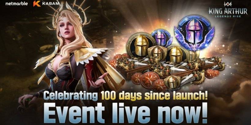 King Arthur: Legends Rise comemora 100 dias desde o lançamento com três eventos cheios de ação