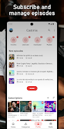 Podcast Player - Castmix Captura de pantalla 1