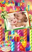 Birthday Photo Frames & Editor Zrzut ekranu 2