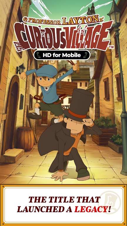 Layton: Curious Village in HD स्क्रीनशॉट 0