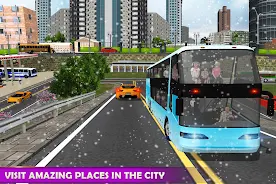 City Bus Simulator Bus Driving स्क्रीनशॉट 1