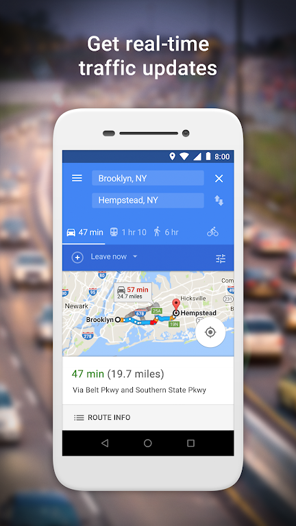 Google Maps Go Schermafbeelding 1