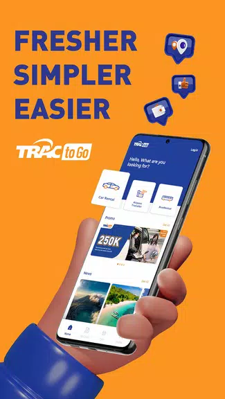 TRACtoGo: Rental Mobil & Bus スクリーンショット 0