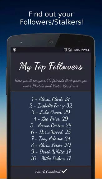 Likes/Followers/Liker Friends Profile for Facebook应用截图第2张