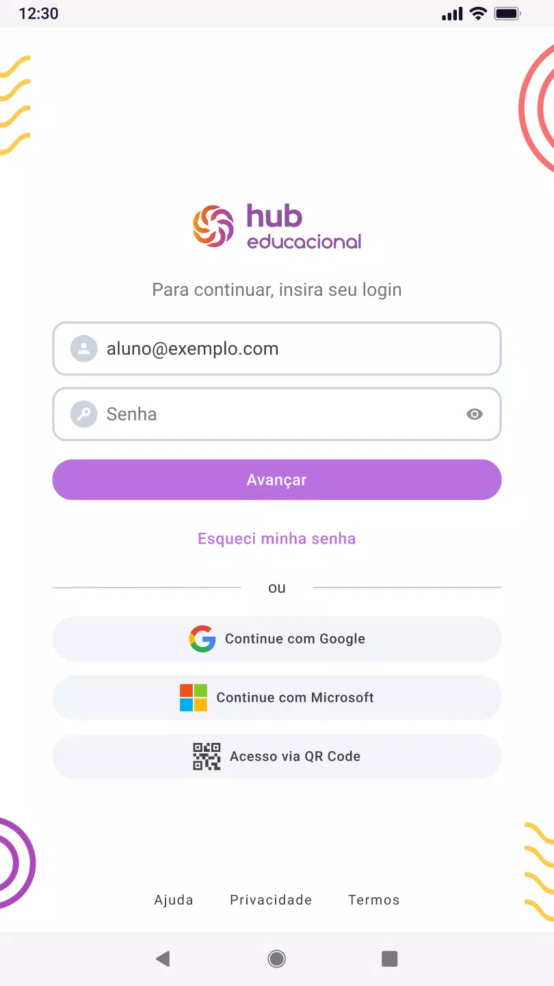 Hub Educacional Capture d'écran 0