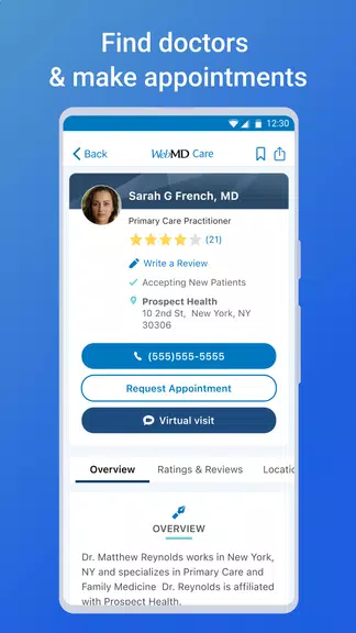 WebMD: Symptom Checker スクリーンショット 1