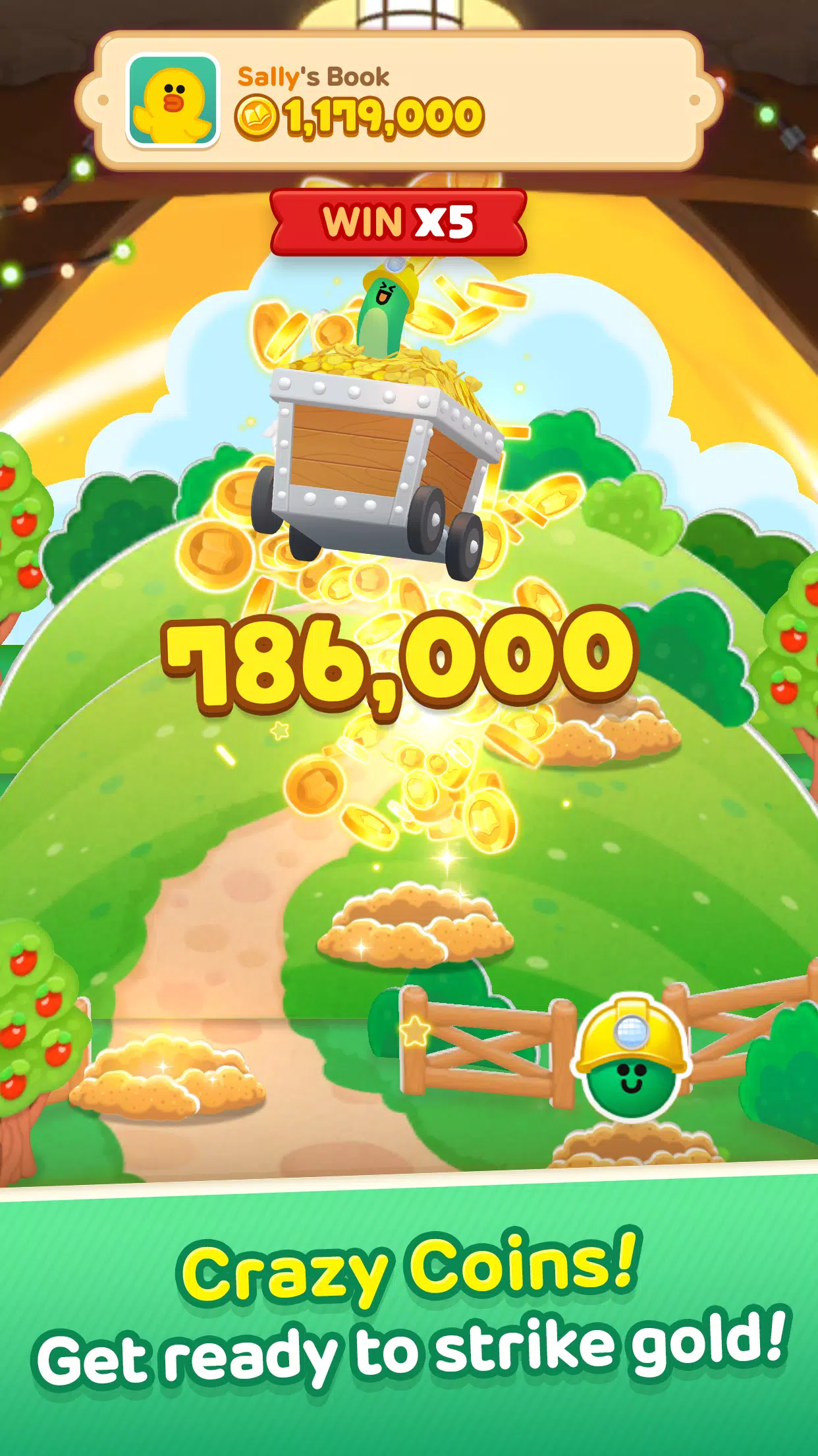 LINE Magic Coin - Coin Game! Ảnh chụp màn hình 1