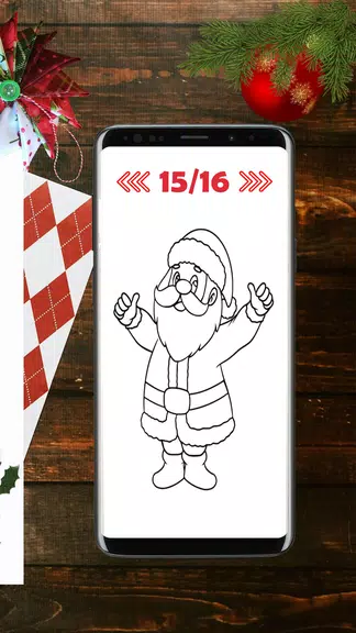 Christmas Drawing App Captura de pantalla 1