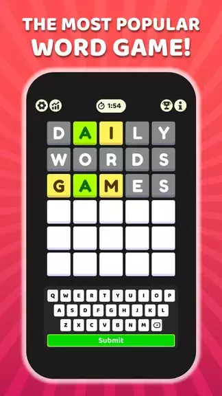 W Challenge - Daily Word Game स्क्रीनशॉट 0