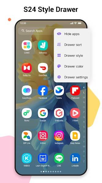 SO S24 Launcher for Galaxy S 螢幕截圖 1