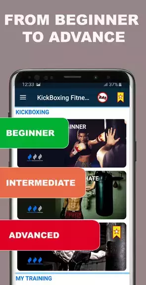 Kickboxing fitness Trainer Capture d'écran 2