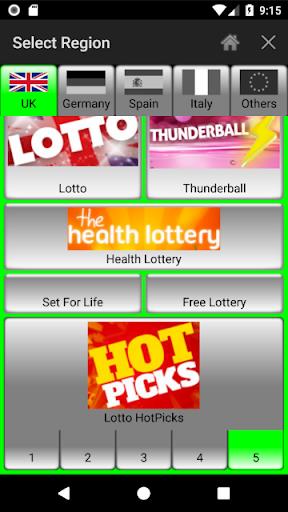 Lotto Number Generator for EUR Ảnh chụp màn hình 0