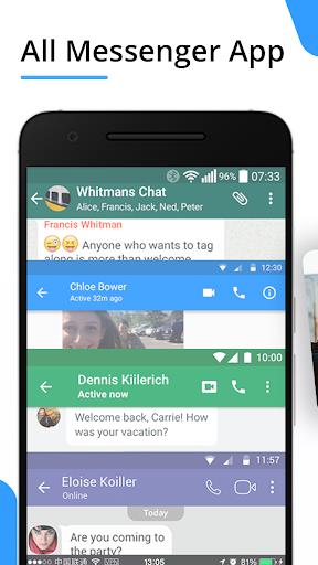 Multiple Messenger, Social App Schermafbeelding 0