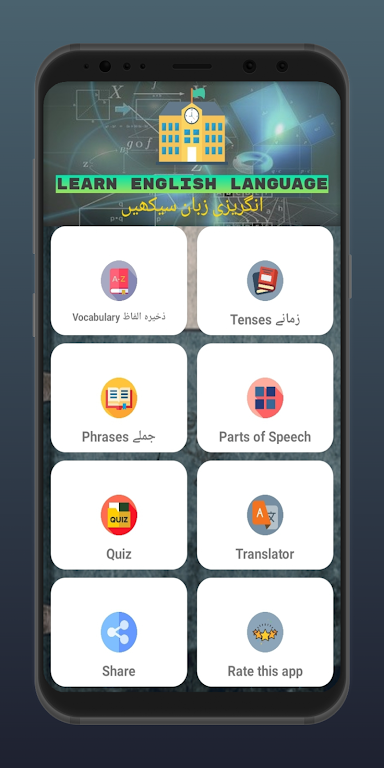 Learn English in Urdu Screenshot 1