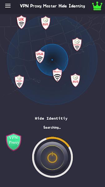 VPN Proxy Master Hide Identity ဖန်သားပြင်ဓာတ်ပုံ 3