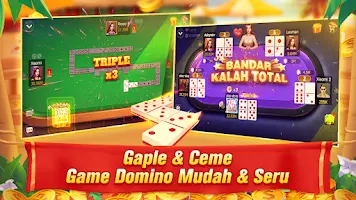 Domino QiuQiu 99 QQ Gaple Slot Captura de tela 1