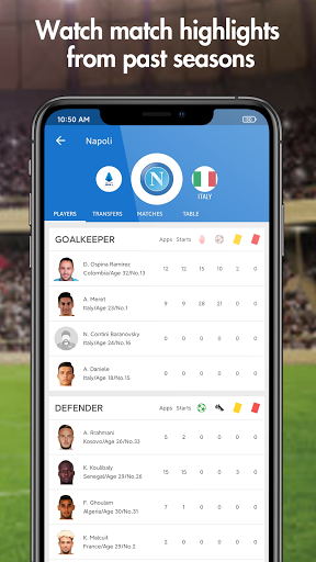 Schermata Live score hunter-football live&sports live 3